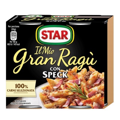 Il Mio Gran Ragù con Speck Star - confezione 2 da 180 g