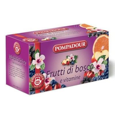 Infuso Frutti di Bosco e Vitamine 20 Filtri Pompadour - 60 g