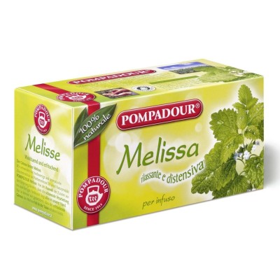 Infuso Melissa Rilassante e Distensiva 20 Filtri Pompadour - 36 g