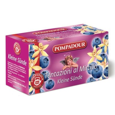 Infuso Tentazioni al Mirtillo 20 Filtri Pompadour - 60 g