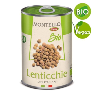 Lenticchie Bio Lessate al Naturale Montello D'Amico - 400 g