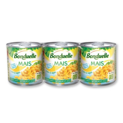 Mais Cotto al Vapore Bonduelle - 3 x 140 g 