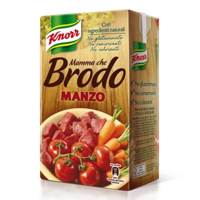 Brodo di Manzo 100% Naturale Knorr - 750 ml