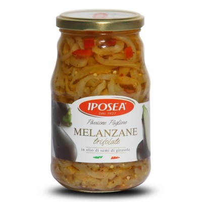 Melanzane Trifolate in Olio di Semi di Girasole Iposea - 280 g