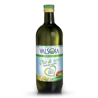 Olio di Soia Ricco di Omega 3 e Omega 6 Valsoia - 1L
