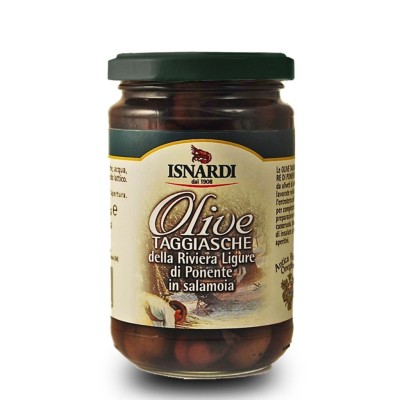 Olive Taggiasche della Riviera Ligure di Ponente in Salamoia Isnardi - 175 g