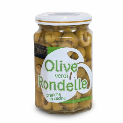 Olive Verdi Rondelle in Salamoia Citres - 290 g