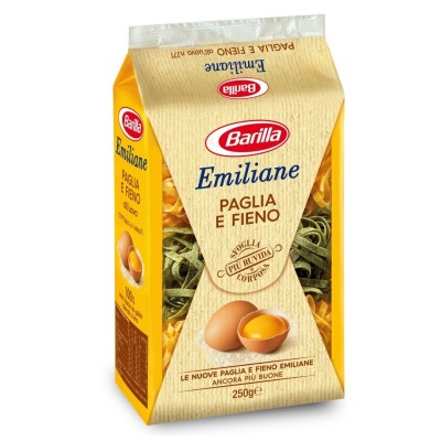 Pasta  Emiliane Paglia  e  Fieno  all'Uovo Barilla - confezione da 250 g