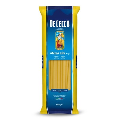 Pasta Mezza Zita De Cecco  - confezione da 500 g