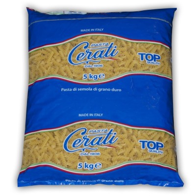 Pasta di Semola Fusilli Cerati - confezione da 5000 g