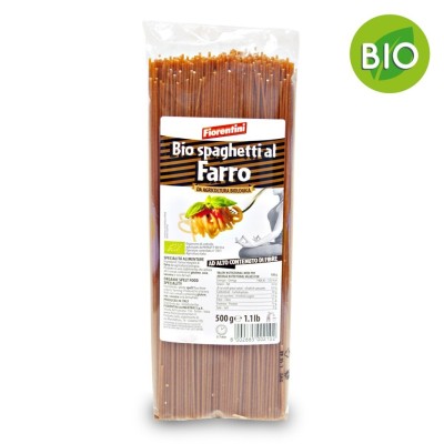 Pasta Spaghetti Integrale al Farro Biologica Fiorentini - confezione da 500 g