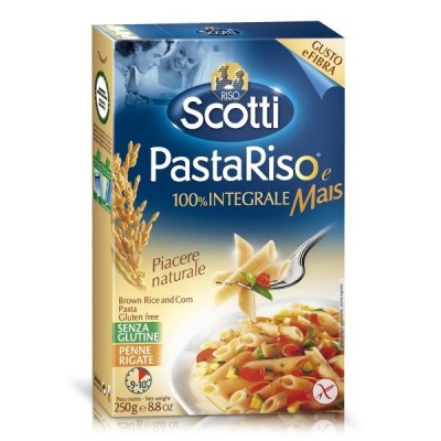Pastariso 100% Integrale Penne Senza Glutine Scotti - confezione da 250 g