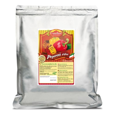 Peperoni Grigliati in Olio Pralver - 1,100 g