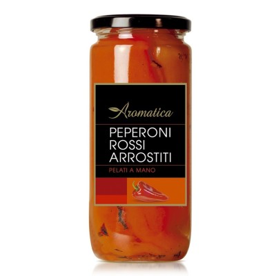 Peperoni Rossi Arrostiti Sottolio Aromatica - 460 g