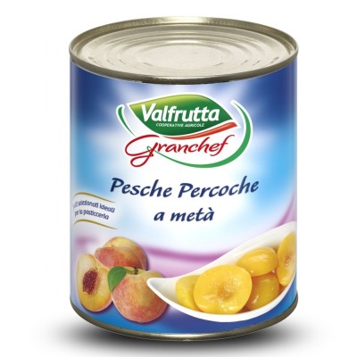 Pesche a Metà allo Sciroppo Percoche Granchef Valfrutta - 822 g