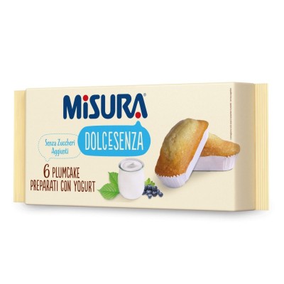 Plumcake Yogurt Dolcesenza - Senza Zuccheri Aggiunti Misura - 190 g