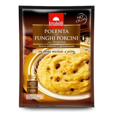 Polenta con Funghi Porcini alla Trentina Arnaboldi - 175 g