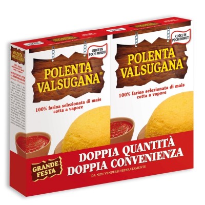 Polenta Valsugana Pronta 2 vaschette x 375g