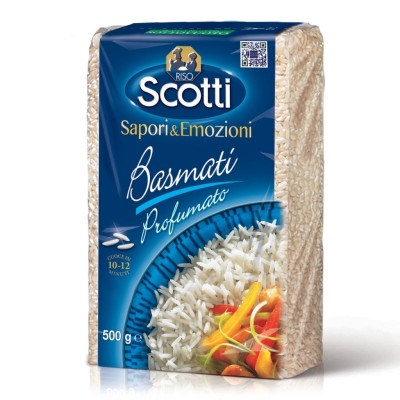 Riso Basmati Profumato Sottovuoto Scotti - 500 g
