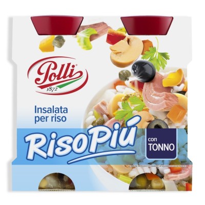 Riso più Insalata per Riso con Tonno Polli - 2 x 290 g