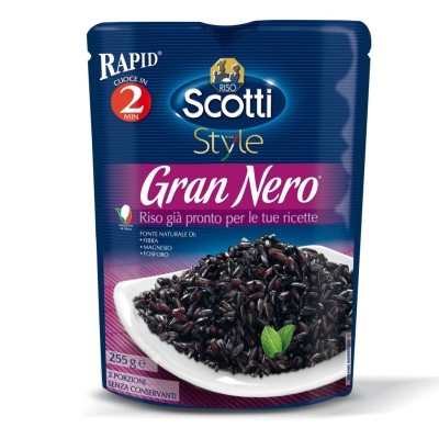 Riso Rapid Gran Nero Scotti - 255 g
