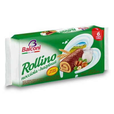 Rollino alla Nocciola conf. 6 Snack Balconi - 222 g