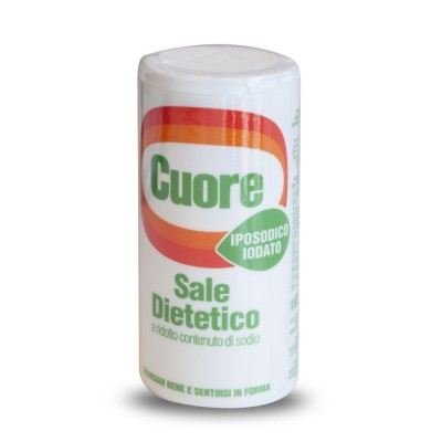 Sale Dietetico a Ridotto Contenuto di Sodio  Iposodico Iodato Cuore - 180 g