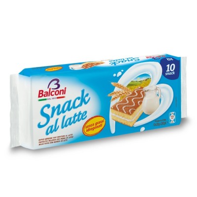 Snack al Latte Conf. 10 pezzi Balconi - 280 g