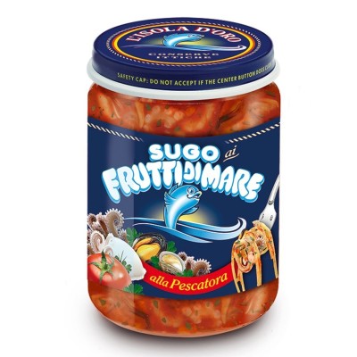 Sugo ai Frutti di Mare alla Pescatora L'Isola D'Oro - 130 g