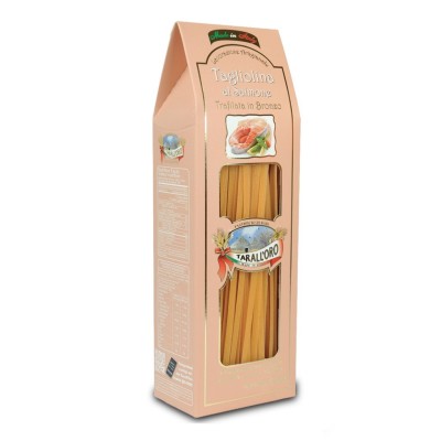 Pasta Tagliolini al Salmone Trafilata in Bronzo Tarall'oro - confezione da 250 g