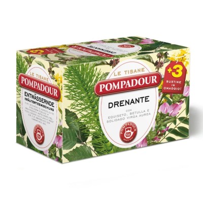 Tisana Drenante 15+3 Omaggio Pompadour - 36 g