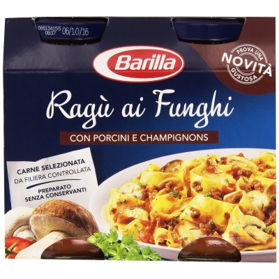 Ragù Barilla  ai  Funghi - confezione 2 da 180 g