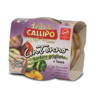 Tonno e Verdure Grigliate Contonno Callipo - 160 g