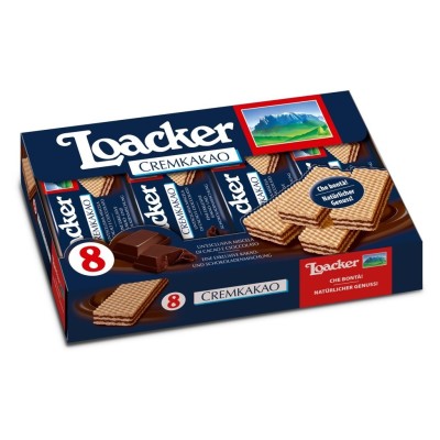 Wafer Cremkakao 8x45g Loacker - 360 g