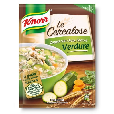 Zuppa Orzo,Farro e Verdure Knorr - 106 g
