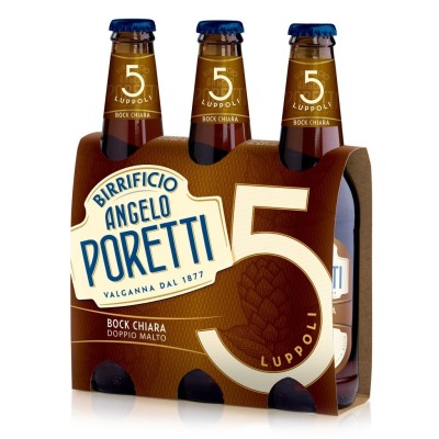 Birra  Poretti  4 Luppoli - 3 x 33 cl