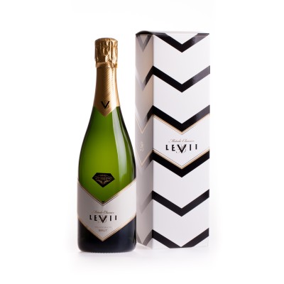 Spumante Levii Brut  Millesimato  Trento Doc  2011- Confezione da 1 Bottiglia con Astuccio