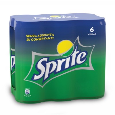 Sprite in Lattina - confezione da 6 x 330 ml