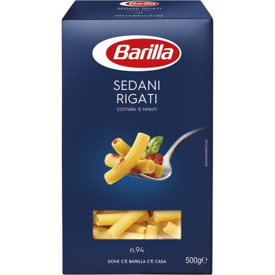 Pasta  Sedani Rigati Barilla - confezione da 500 g