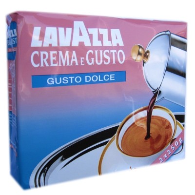 Caffè Crema e Gusto Dolce Lavazza - confezione 2 da  250 g