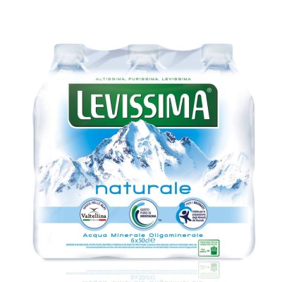 Acqua Minerale Naturale  Levissima - 6 Bottiglie da  50 CL