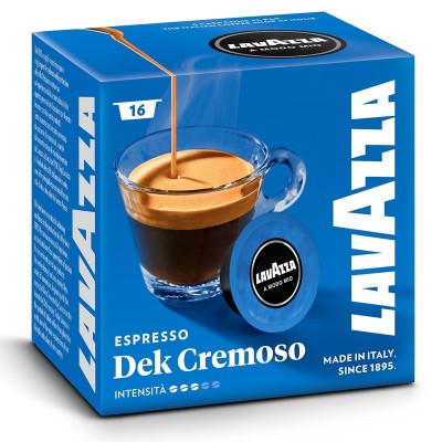 Caffè Espresso Dek Cremoso a modo mio Lavazza - 16 Capsule