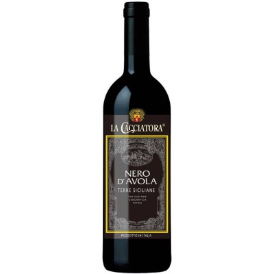 Vino Rosso Nero D'avola IGT La Cacciatora - 750 ml