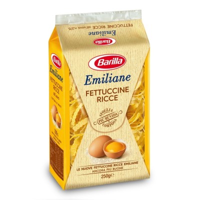 Pasta  Emiliane  Fettuccine  all'Uovo Ricce Barilla - confezione da 250 g