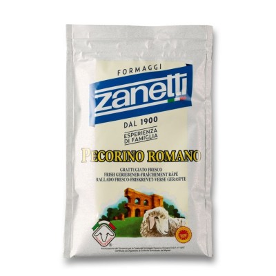 Formaggio Pecorino Romano DOP Grattugiato Zanetti - 100 g