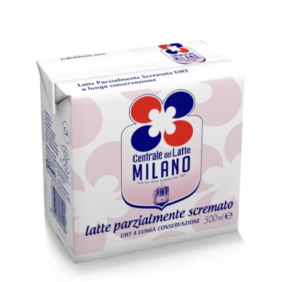 Latte Parzialmente Scremato UHT Centrale del Latte Milano - 500 ml