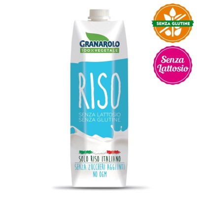 Bevanda di Riso Senza Lattosio e Senza Glutine 100% Vegetale UHT Granarolo - 1000 ml
