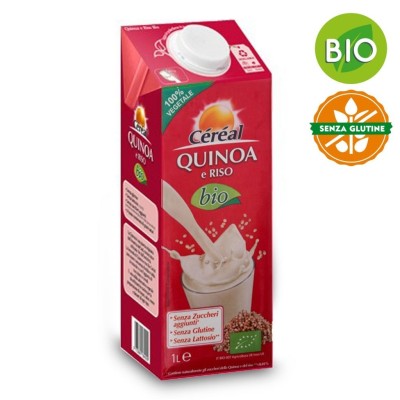 Quinoa e Riso Bio Cereal Senza Glutine e Senza Lattosio - 1000 ml