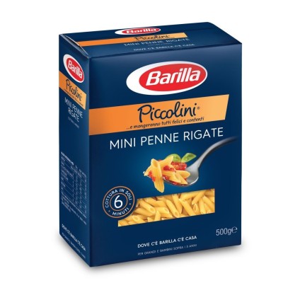 Pasta  Mini Penne Rigate Barilla - confezione da 500 g
