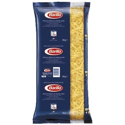 Pasta  Mezze Penne Rigate Barilla - confezione da 5000 g